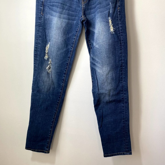 Jolt Distressed Jeans Size 3 Denim Cropped Pants - Picture 6 of 8